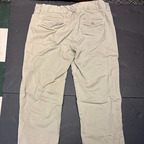 J.Crew Women’s Favorite Fit Chino Pants – Size 6, Light Brown w/ Ankle Zips - Picture 2 of 7